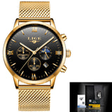 LIGE Men Watches  Multi Function